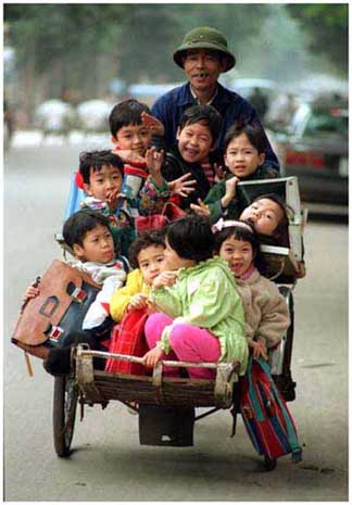 The Cyclo in Vietnam